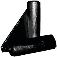 ALUF Plastics RL Series RCT-60XX Royal Crown Top Liner, 55 to 60 gal, Metalocene Blend, Black