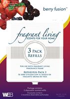 WEB Fragrant Living WSDR-BF HVAC Air Freshener, Berry Fusion, Pack of 12