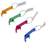 Vulcan SZ007-1 Key Ring, Key Ring Ring, 7/8 in Dia Ring, Aluminum Case, Blue/Gold/Green/Pink, Pack of 120