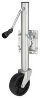 Vulcan HBB15 Trailer Jack, 1000 lb Lifting, 22-3/4 in Max Lift H, Spiral Lifting, 16-1/2 to 26-1/2 in OAH, Steel