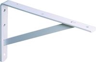 Knape & Vogt 208 WH 550 Shelf L-Bracket, 21.4 in L, 14.2 in H, Steel