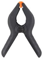 Vulcan JL27647 Spring Clamp, 2 in Clamping, Nylon, Black, Pack of 12