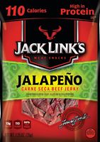 Jack Links 10000008445 Snack, Jerky, Jalapeno, 2.85 oz, Pack of 8