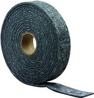 M-D 03335 Weatherstrip, 5/8 in W, 3/16 in Thick, 17 ft L, Felt Cloth, Gray