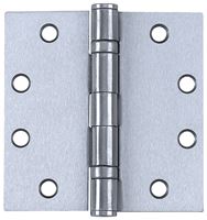 Tell Manufacturing H4040 Series HG100320 Square Hinge, 4 in H Frame Leaf, 0.085 in Thick Frame Leaf, Stainless Steel