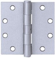 Tell Manufacturing H4040 Series HG100322 Square Hinge, 4 in H Frame Leaf, 0.085 in Thick Frame Leaf, Stainless Steel