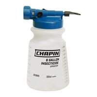 CHAPIN G385 Hose End Sprayer, 32 oz Cup, Poly