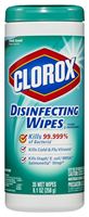 Clorox 01593 Disinfecting Wipes, Liquid, Fresh, White