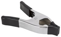 Vulcan JL27526 Spring Clamp, 2 in Clamping, Steel, Chrome, Silver