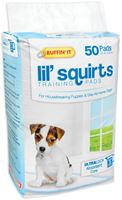 RuffinIt Lil Squirts 82050 Dog Training Pad, 22 in L, 21 in W, Cotton/Plastic