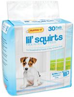 RuffinIt Lil Squirts 82030 Dog Training Pad, 22 in L, 21 in W, Cotton/Plastic