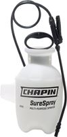 CHAPIN SureSpray 20010 Sprayer, 1 gal Capacity, Poly Tank, 25 ft Spray Range, 34 in L Hose, Cone Nozzle