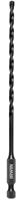 Irwin 1870545 Impact Drill Bit, 5/32 in Dia, 6 in OAL, 1-Flute, 1/4 in Dia Shank, Hex Shank