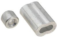 National Hardware SPB3231 Series N830-354 Ferrule and Stop, 3/16 in Dia Cable, Aluminum