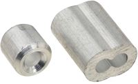 National Hardware SPB3231 Series N830-352 Ferrule and Stop, 1/8 in Dia Cable, Aluminum