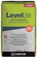CUSTOM LevelLite LLSLU30 Underlayment, Solid Gray, 30 lb Bag