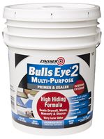 Zinsser Bulls Eye 2 Series 285153 Primer, White, 5 gal, Pail