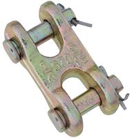 National Hardware 3248BC Series N282-137 Clevis Link, 3/8 in Trade, 6600 lb Working Load, 70 Grade, Steel, Yellow Chrome