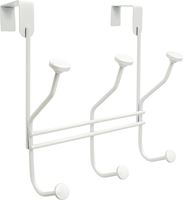 Amerock H55548GW Hook, 3-Hook, Steel, Pack of 2