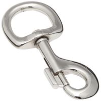 National Hardware 3004BC Series N222-612 Bolt Snap, 100 lb Working Load, Zinc, Nickel