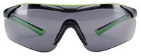 3M 47101-WZ4 Sport-Inspired Safety Glasses, Anti-Fog, Anti-Scratch Lens, Wraparound Frame, Green/Neon Black Frame