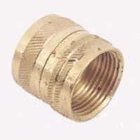 Plumb Pak PP850-67 Hose Adapter, 3/4 x 3/4 in, FHT x FIP, Brass, For: Garden Hose