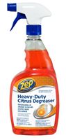 Zep ZUCIT32CA Heavy-Duty Citrus Degreaser, 1 qt Bottle, Liquid, Characteristic