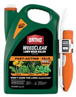 Ortho WeedClear 0446505 Ready-To-Use Lawn Weed Killer, Liquid, Spray Application, 1.1 gal Jug