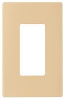 Arrow Hart PJS PJS26V Wallplate, 4-7/8 in L, 3-1/8 in W, 1 -Gang, Polycarbonate, Ivory, High-Gloss