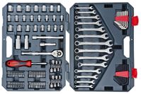Crescent CTK128MP2N Mechanics Tool Set, 128-Piece, Steel, Chrome
