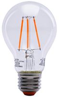 Feit Electric A19/TO/LED LED Bulb, General Purpose, A19 Lamp, 25 W Equivalent, E26 Lamp Base, Dimmable, Clear, Pack of 6