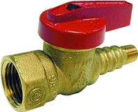 B & K 115-503 Gas Ball Valve, 1/2 in Connection, FPT x TX Pattern, 200 psi Pressure, Manual Actuator, Brass Body, Chrome