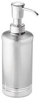 iDESIGN York Metal 76350 Soap Dispenser, 8 oz Capacity, Stainless Steel