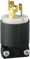 Eaton Wiring Devices CWL515P Electrical Plug, 2 -Pole, 15 A, 125/250 V, NEMA: NEMA L5-15, Black/White