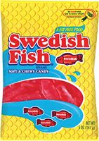 Swedish Fish JAR1506208 Soft Candy, Cherry Flavor, 5 oz, Pack of 12