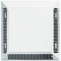 BUILDERS EDGE 140057575001 Intake/Exhaust Vent, 7-1/2 in OAL, 7-1/2 in OAW, 12 sq-in Net Free Ventilating Area