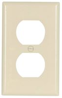 Eaton Wiring Devices 2132LA-BOX Receptacle Wallplate, 4-1/2 in L, 2-3/4 in W, 1 -Gang, Thermoset, Light Almond