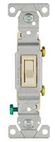 Eaton Wiring Devices 1301-7LA Toggle Switch, 15 A, 120 V, Polycarbonate Housing Material, Light Almond, Pack of 10