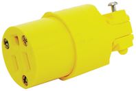 Eaton Wiring Devices 4887-BOX Electrical Connector, 2 -Pole, 15 A, 125 V, NEMA: NEMA 5-15, Yellow