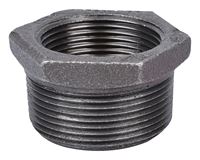 Prosource B241 40X32 Pipe Bushing, 1-1/2 x 1-1/4 in, MIP x FIP, Malleable Iron, SCH 40 Schedule, 300 psi Pressure