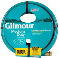 Gilmour 816251-1001 Medium-Duty Hose, 5/8 in, 25 ft L, Coupling, Vinyl, Blue