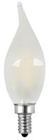 Feit Electric BPCFF60950CAFIL/2 LED Light Bulb, Decorative, Flame Tip, 60 W Equivalent, Candelabra Lamp Base, Dimmable, Pack of 6