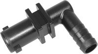 Green Leaf Y8231003 Dry Boom Nozzle Body Elbow, 1/2 in, Quick x Hose Barb, 7 psi Pressure, EPDM Rubber