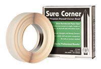 Toolpro Sure Corner Series SC2 Drywall Corner Tape, 100 ft L, 2 in W, Paper/Steel