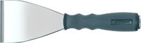 Allway Tools FS3 Scraper, 3 in W Blade, Flat, Stiff Blade, Steel Blade, Nylon Handle, Soft Grip Handle