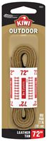 Kiwi 70453 Boot Lace, Rawhide Leather, Golden Brown, 72 in L, Pack of 3