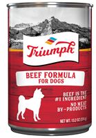 Triumph 6600200 Dog Food, Beef Flavor, 14 oz Can