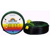 Raindrip 061010P Drip Watering Hose, 0.69 in ID, 100 ft L, Polyethylene, Black