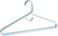 Merrick C8631A-SHW12 Tubular Hanger, Plastic, Hunter/Navy Blue/White, Pack of 12