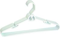 Merrick C9060A-A12 Tubular Hanger, Plastic, Hunter/Navy Blue/White, Pack of 12